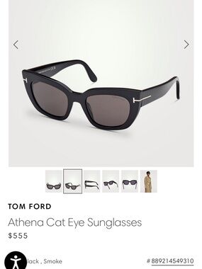 Tom Ford Athena Cat-Eye Sunglasses